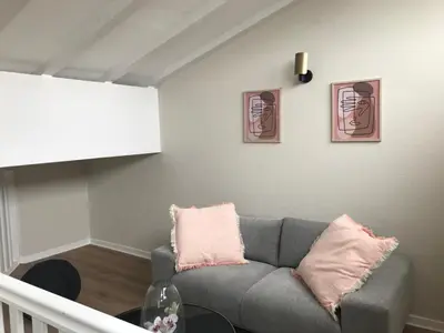 Coin salon dans l'établissement Duplex LOUIS