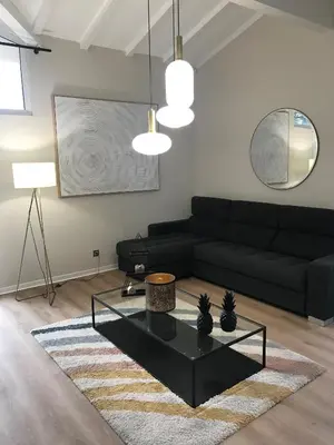 Coin salon dans l'établissement Duplex LOUIS