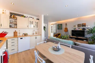 Cuisine ou kitchenette dans l'établissement Le petit Nieder - Colmar Centre