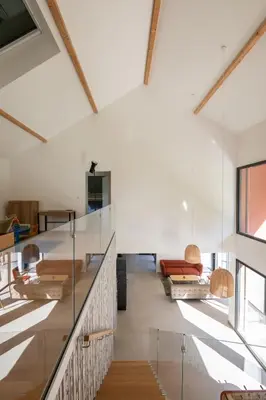 Coin salon dans l'établissement Villa pleine nature - piscine, jacuzzi, sauna