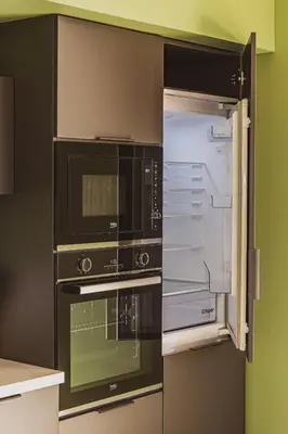 Cuisine ou kitchenette dans l'établissement La Flânerie, spacieux loft au calme avec jacuzzi