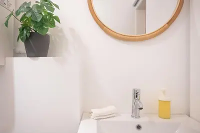 Salle de bains dans l'établissement Le Confort de l'Ours