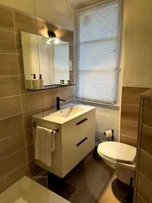 Salle de bains dans l'établissement Suite Schwendi - Le petit tanneur - en Hypercentre