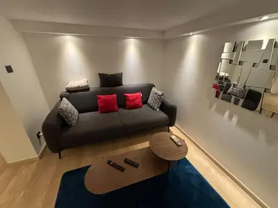 Coin salon dans l'établissement Gîte le Clemenceau