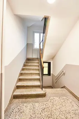 Plan de l'établissement BE-2D Joli 3 pièces tout équipé pour 1-4 pers 2ème étage au centre de Mulhouse