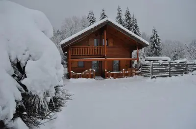 L'établissement Chalet Ecrin équipé pour Personne à Mobilité Réduite, Belle vue lac, Sauna et Wifi en hiver