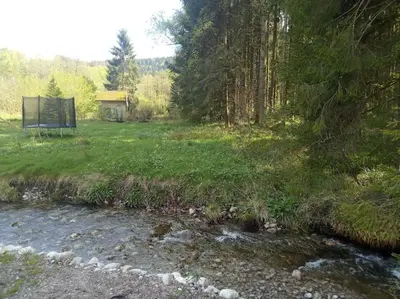 Paysage naturel près de le chalet