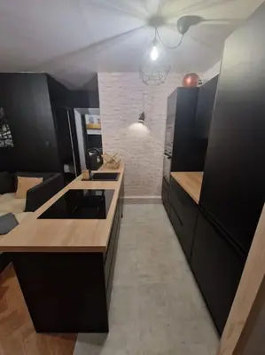 Cuisine ou kitchenette dans l'établissement Le 11 un écrin dans Colmar