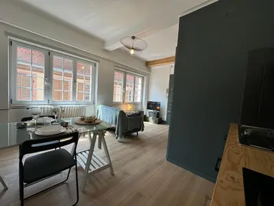 Coin salon dans l'établissement L'arbalète - Centre ville - 2 personnes