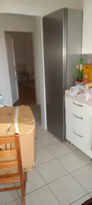 Cuisine ou kitchenette dans l'établissement Privat Zimmer in rue des abeilles