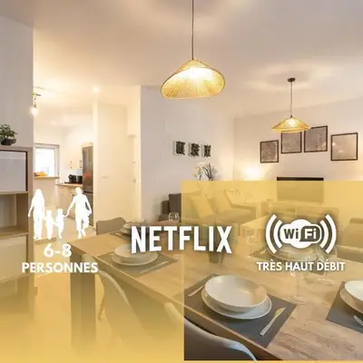 MonSéjourCosy - L'Escapade - Spacieux - Netflix