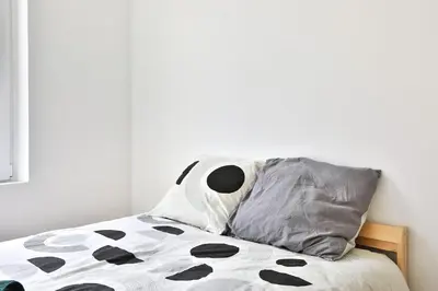 Un ou plusieurs lits dans un hébergement de l'établissement Signature Premium Modern Suite, Free Parking, MULHOUSE CENTRE