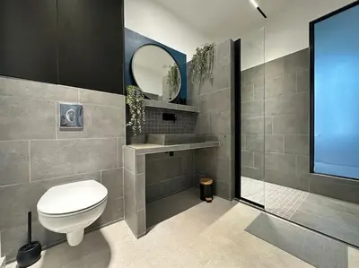 Salle de bains dans l'établissement Le Big Stork - Appartement - Centre Historique