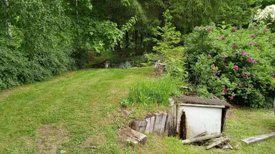 Jardin de l'établissement Le chalet de l'Ange - gîte - bain nordique