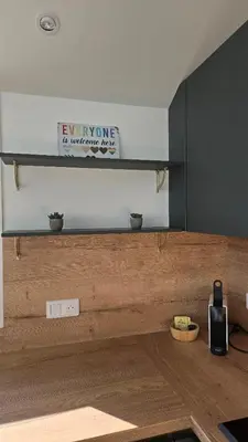 Cuisine ou kitchenette dans l'établissement Appartement moderne et cosy