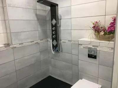 Salle de bains dans l'établissement Loft le nid de cigogne