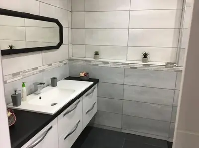 Salle de bains dans l'établissement Loft le nid de cigogne