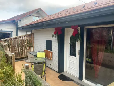 Balcon ou terrasse dans l'établissement Chalet au coeur du vieux Gérardmer
