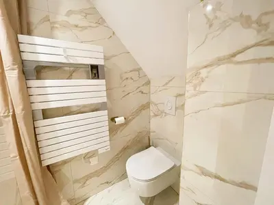 Salle de bains dans l'établissement Suite Ruby
