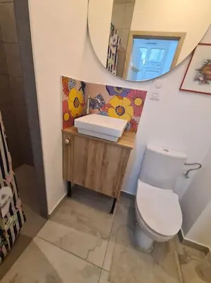 Salle de bains dans l'établissement La cigogne d'Alsace 3