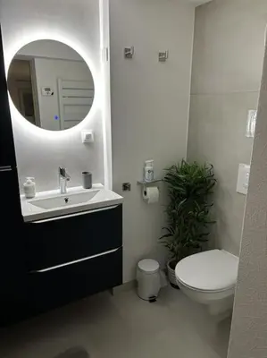 Salle de bains dans l'établissement Gîte indépendant de plein pied près de Colmar