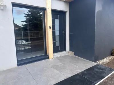 Plan de l'établissement Grand logement proche Colmar au calme parking wifi