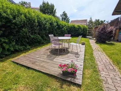 Jardin de l'établissement Gîte montagnard La Bresse 4 pers, terrasse, parking, WIFI - FR-1-589-693