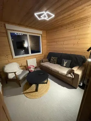 Coin salon dans l'établissement T'Choupette des Vosges