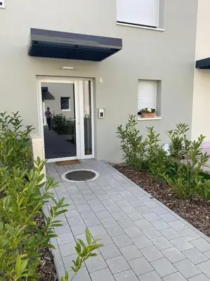 Jardin de l'établissement L'Albertine proche Colmar