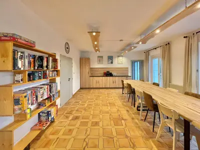 Plan de l'établissement Gîte 15 personnes Sauna et Spa