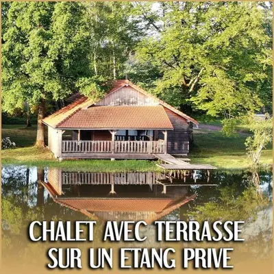 Paysage naturel près de le chalet