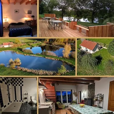 Plan de l'établissement La Ferme - Maison avec terrasse