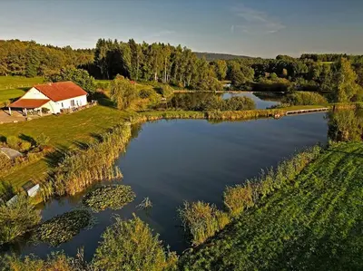 Paysage naturel près de la maison de vacances
