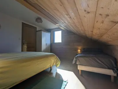 Plan de l'établissement Appartement à la ferme vosgienne avec terrasse, cheminée et wifi - FR-1-589-759