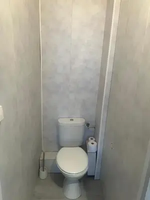 Salle de bains dans l'établissement Appartement avec balcon et parking