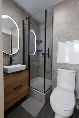 Salle de bains dans l'établissement FID B' Home, appartement Cosy entre Mulhouse et Colmar