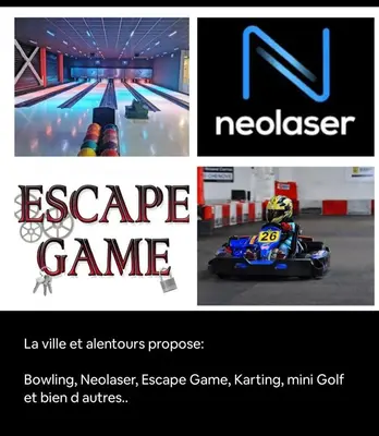 Plan de l'établissement Ocean 300m Gare Centre ville Wifi Parking gratuit