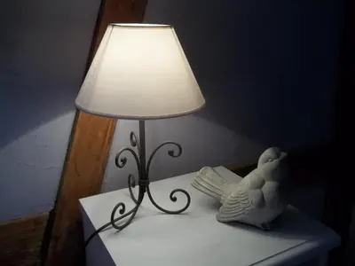 Un ou plusieurs lits dans un hébergement de l'établissement Gîte d'Amandine