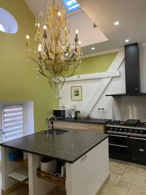 Cuisine ou kitchenette dans l'établissement L'Écrin de Colmar - Hypercentre - Garage privé
