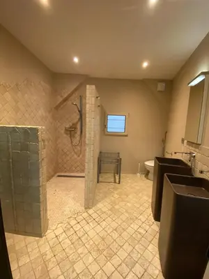 Salle de bains dans l'établissement L'Écrin de Colmar - Hypercentre - Garage privé