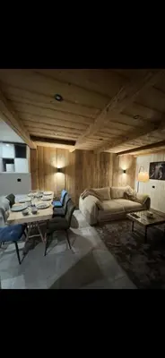 Coin salon dans l'établissement Le hameau des roches
