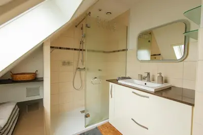 Salle de bains dans l'établissement Rayon du Soleil