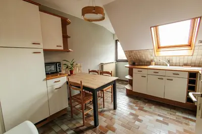 Cuisine ou kitchenette dans l'établissement Rayon du Soleil