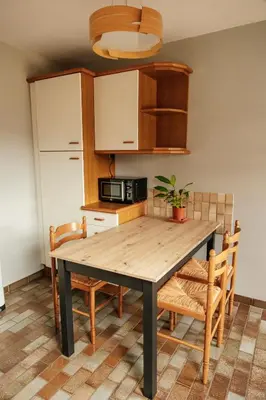 Cuisine ou kitchenette dans l'établissement Rayon du Soleil