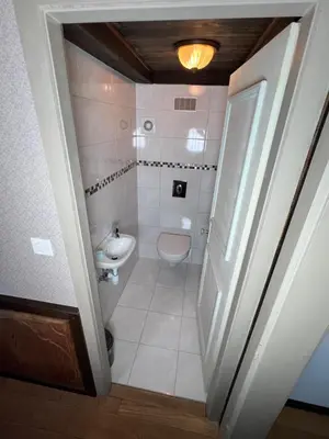 Salle de bains dans l'établissement Gîte le Romantique