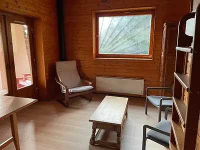 Coin salon dans l'établissement Cabanon