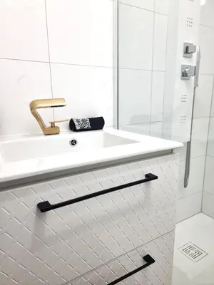 Salle de bains dans l'établissement Start appart