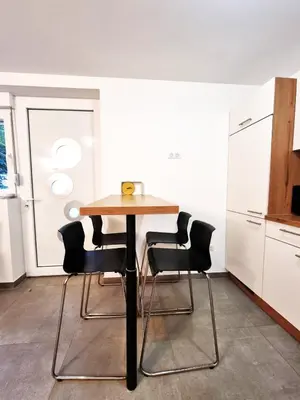 Cuisine ou kitchenette dans l'établissement Start appart