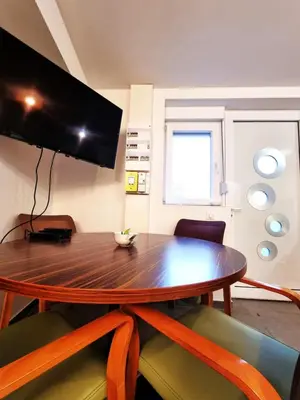Télévision ou salle de divertissement dans l'établissement Start appart