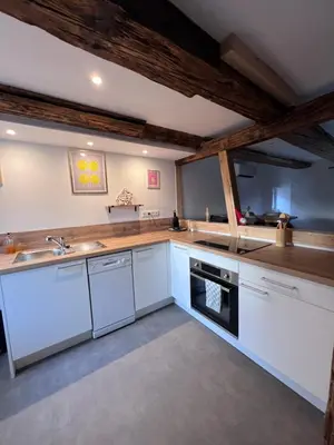 Cuisine ou kitchenette dans l'établissement Appartement 1769